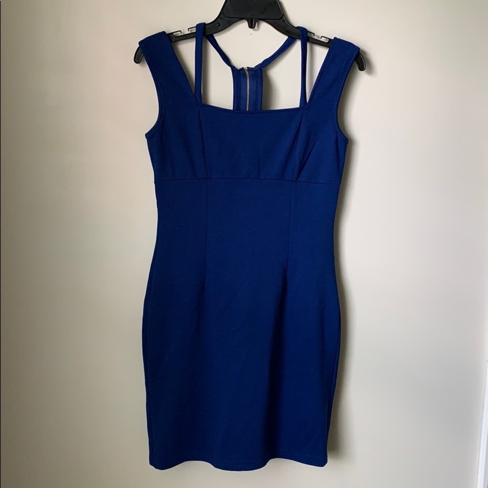 Fitted Blue Dress